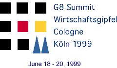 Wirtschaftsgipfel Köln, Deutschland, 18. - 20. Juni 1999