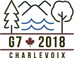 Official logo of the 2018 Charlevoix Summit