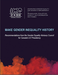 Recommendations from the Gender Equality Advisory Council for Canada's G7 Presidency
